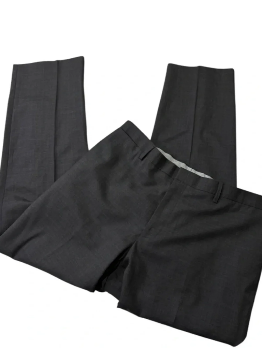 Banana Republic Classic Fit Gray 100% Wool Dress Pants 35/31 Tailored Trousers